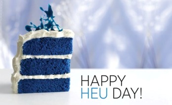 Happy HEU Day! cake