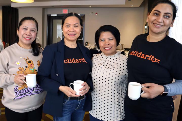 HEU members enjoying themselves at a workshop