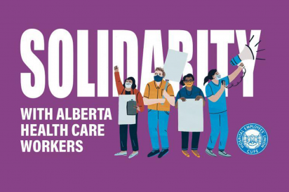 Solidarity with Alberta health care workers