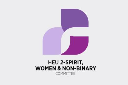 HEU 2-spirit, women and non-binary Standing Committee Logo