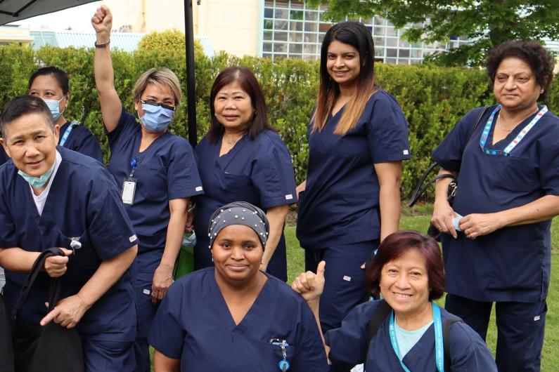 A group of housekeepers