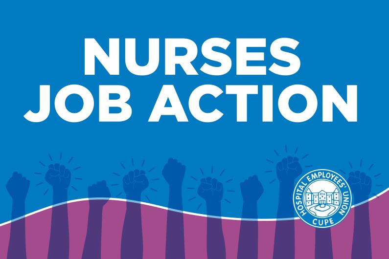 Nurses job action